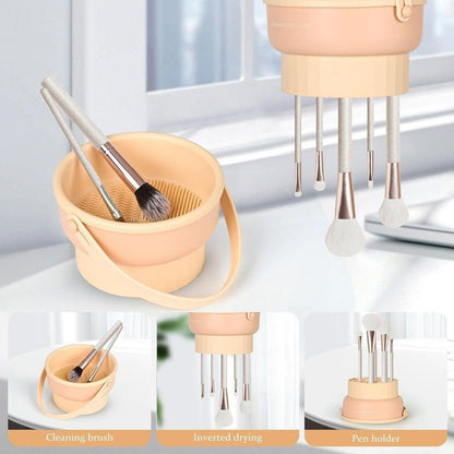 3 in 1 Makeup Brush Cleaner Bowl
