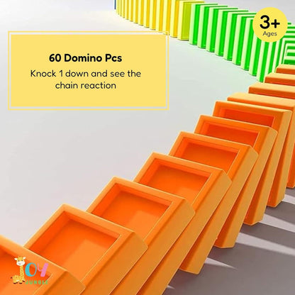 Train Toy Domino Set for Kids